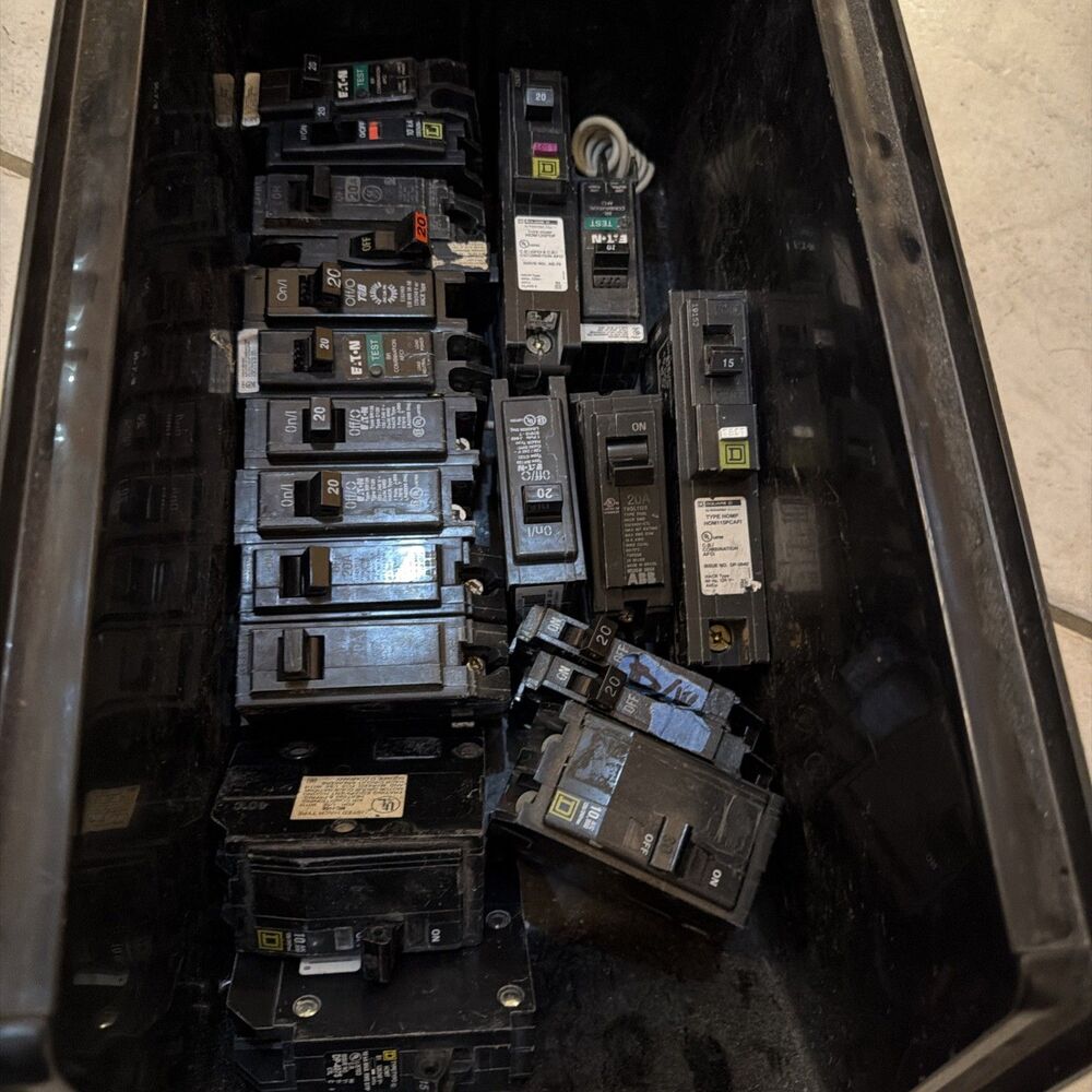 Lot of 20 New Circuit Breakers 20A Single Pole AFCI GFCI Square D Eaton Siemens